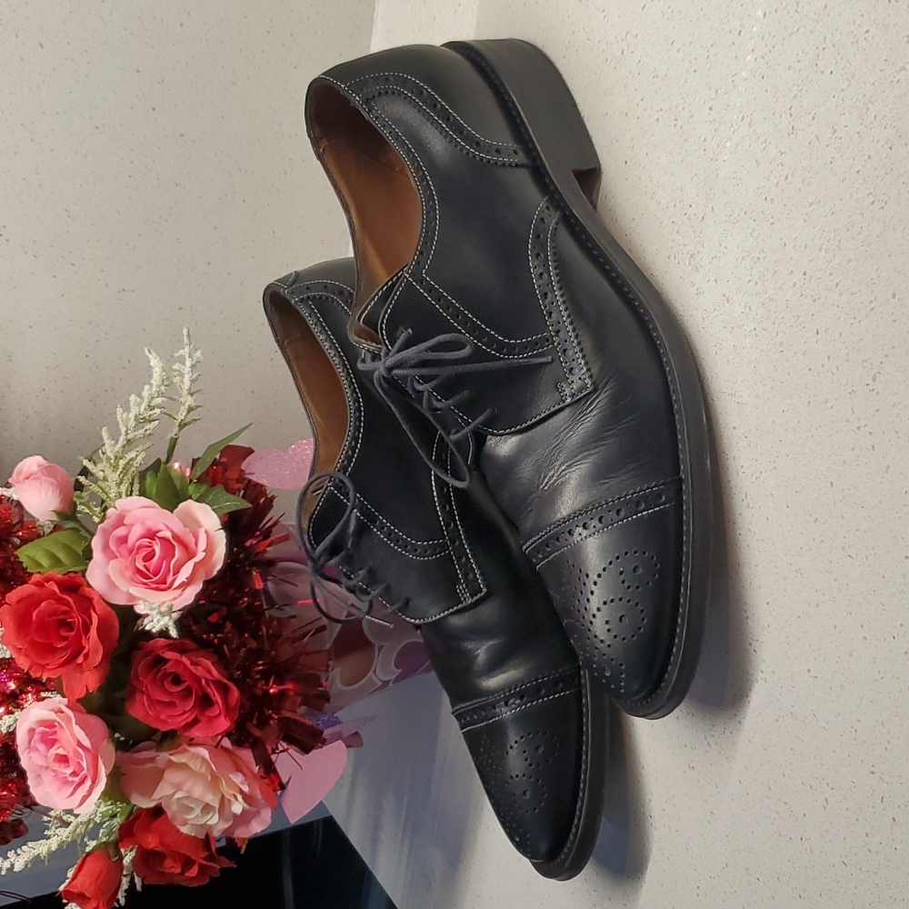 Mens PRONTO-UOMO Firenze brogue detailed oxfords (sz 11)